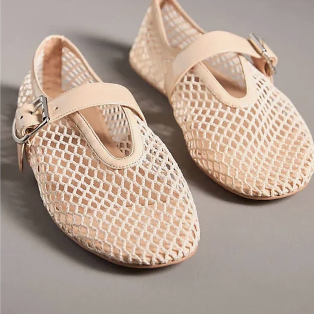 Jeffrey Campbell mesh flats